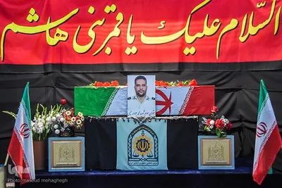 تشییع پیکر شهید محمدجواد رحیمی، مدافع نظم و امنیت