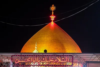 آستان مقدس علوی در ایام اربعین