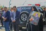 آیین تشییع و خاکسپاری پیکر شهید زاهدی در اصفهان