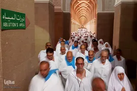 مُحرم شدن حجاج در مسجد شجره
