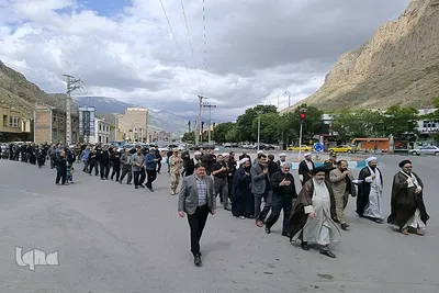 عزاداری خیابانی مردم ماکو در سالگرد عروج امام خمینی(ره)‎