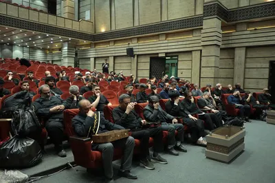آئین بدرقه خادمان موکب امامزادگان قم مستقر در شهر مقدس سامرا