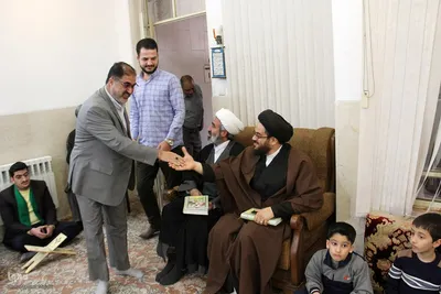 جلسه قرائت قرآن منزل استاد محمدرضا مجاهد در یزد