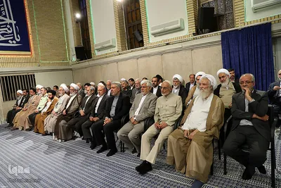 دیدار مسئولان نظام و سفرای کشورهای اسلامی با رهبر انقلاب