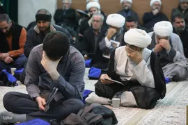مراسم ترحیم حاج عبدالله طائب در قم