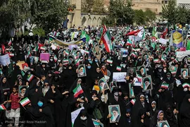 راهپیمایی و گردهمایی «بانوان فاطمی» در شیراز