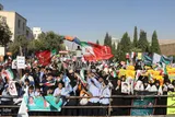 اجتماع دانش آموزان شیرازی در  یوم‌الله ۱۳ آبان