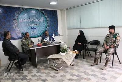 بازدید ارشد نظامی ارتش در استان مرکزی از خبرگزاری ایکنا
