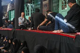 عزاداری چهارمین روزمحرم در تکیه سادات اخوی