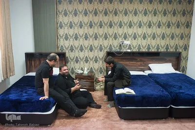 همراه با متسابقان مسابقات قرآن ورزشکاران در محل اسکان
