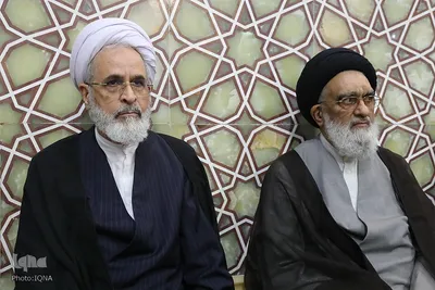 مجلس ترحیم آیت الله فیاض و گرامیداشت شهدای جنگ ۱۲ روزه در حرم بانوی کرامت