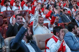 آیین گرامیداشت هفته دفاع مقدس و تجلیل از خادمان اربعین حسینی