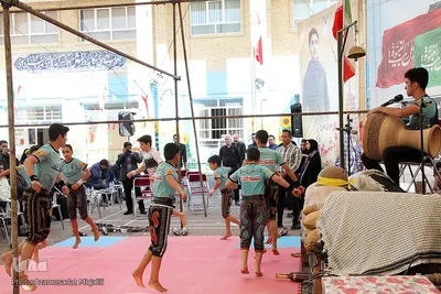 نواختن زنگ مهر و مقاومت در استان یزد