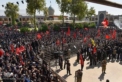 مراسم خاکسپاری پیکر مطهر سردار شهید حاج عبدالله اسکندری در شیراز‎‎