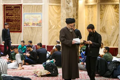 مراسم اعتکاف در مسجد جامع امام صادق (ع)
