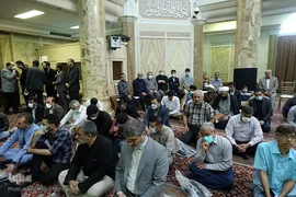 مراسم بزرگداشت عالم ربانی و معلم قرآن کریم آیت الله سید عبدالله فاطمی نیا(ره) در مسجد امام صادق(ع)