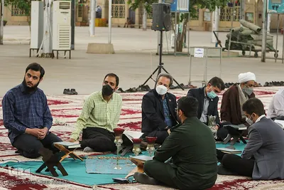 محفل انس و تفسیر قرآن در مسجد جامع شهدا شیراز