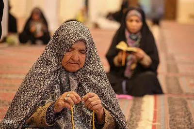 لحظه تحویل سال ۱۴۰۳ در حرم حضرت شاهچراغ(ع)