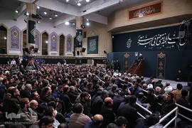 عزاداری شب شهادت حضرت فاطمه زهرا (سلام‌الله‌علیها) در حسینیه امام خمینی رحمه‌الله