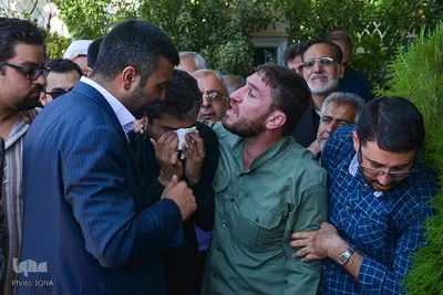 تشییع پیکر جانباز شهید محمدرضا نیکوئی-محلات/عکس:ایکنا