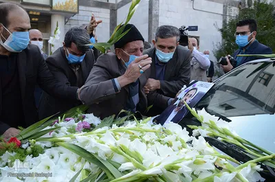 مراسم وداع با پیکر محمد محمدپور مدیرکل فرهنگ و ارشاد اسلامی آذربایجان شرقی