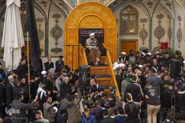 عزاداری شهادت حضرت زهرا(س) در آستان علوی و حسینی

