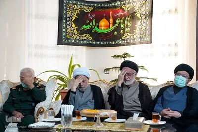 دیدارجمعی از مسئولین استانی با خانواده سردار شهید حاج عبدالله اسکندری‎‎