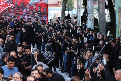 عژاداری تاسوعای حسینی با حضور رئیس جمهور در تبریز