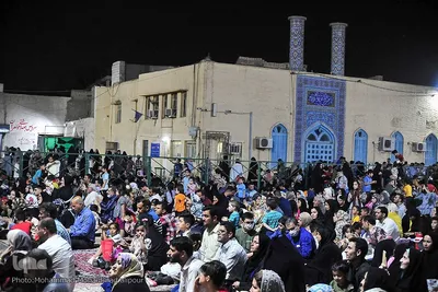 جشن عید غدیر در حرم علی‌بن مهزیار اهوازی