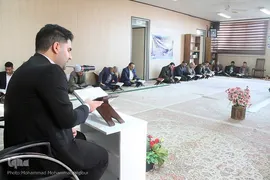 جلسه قرائت قرآن سازمان قضایی نیروهای مسلح خوزستان