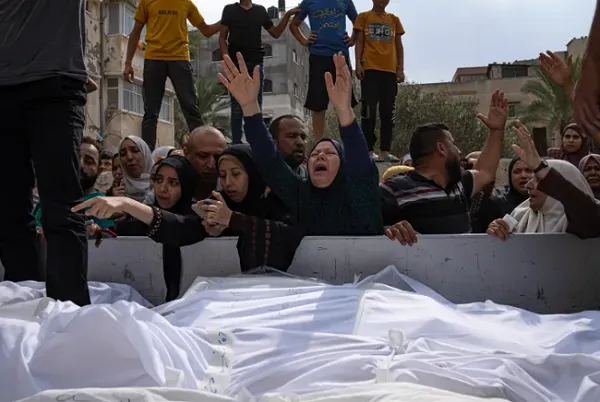 Gaza Genocide: Bodies Piled Up at Al-Shifa Hospital amid Israeli Siege, Fire