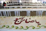 فیلم | کیک هفت طبقه ولادت امام رضا(ع)