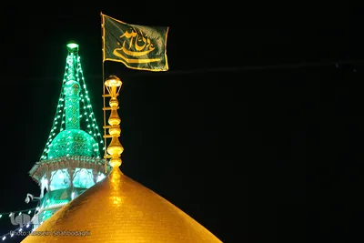 حرم کریمه اهل بیت(ع) در شب عید غدیر