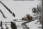 دانشگاه ارومیه در یک روز برفی‎