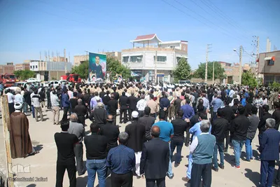 تشییع پیکر شهید «مهدی هاشمی خواه» در کلاله