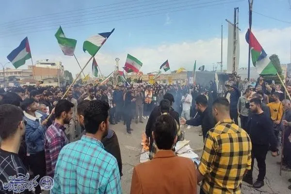 اجتماع ضد صهیونیستی دانشجویان مازندران در بابلسر