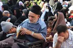 مراسم قرائت دعای پرفیض عرفه در امام زاده سید حمزه (ع) تبریز