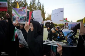 تجمع دانشگاهیان دانشگاه‌های شیراز در حمایت از خیزش دانشجویان آمریکا و اروپا