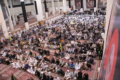 مهاجرین افغانستانی مقیم استان فارس در سوگ رهبر شهید امت