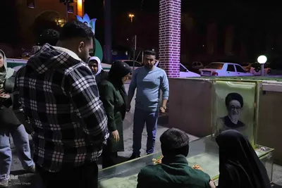 مراسم شب قدر در گلزار شهدای وادی رحمت تبریز