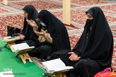 آیین جزء خوانی در آستان امامزاده محمد (ع) کرج