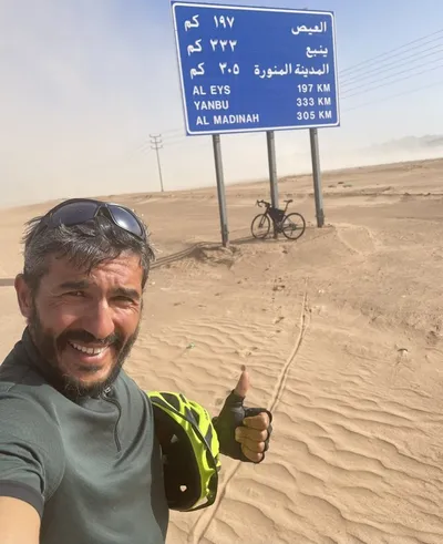 die 5000 km lange Fahrradfahrt eines Muslims zum Hadsch
