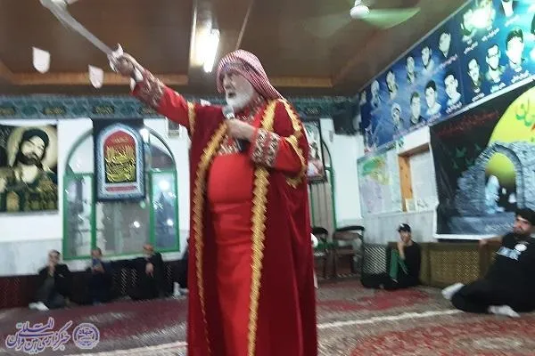 هشتمین شب از برگزاری چهاردهمین سوگواره تعزیه «غریب» شهرستان نور