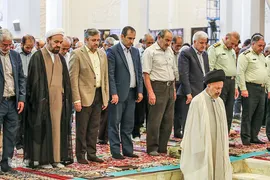 نماز عید قربان در شاهچراغ