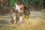 مراسم خیمه‌سوزان و مقتل‌خوانی در خمینی‌شهر اصفهان