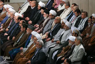 دیدار مسئولان نظام و میهمانان کنفرانس وحدت اسلامى‌ با رهبر انقلاب