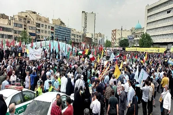 البيان الختامي لمسيرات يوم القدس العالمي في إيران + صور و فیديو