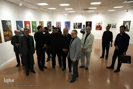 مراسم افتتاحیه نمایشگاه عکس و پوستر «گنج جنگ» در خانه هنرمندان ایران