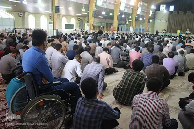 تشییع پیکر شهید صادق محمدزاده از شهدای تیپ فاطمیون