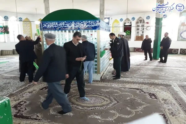آئین غباروبی آستان مطهر امام زاده حسن(ع) هادی شهر